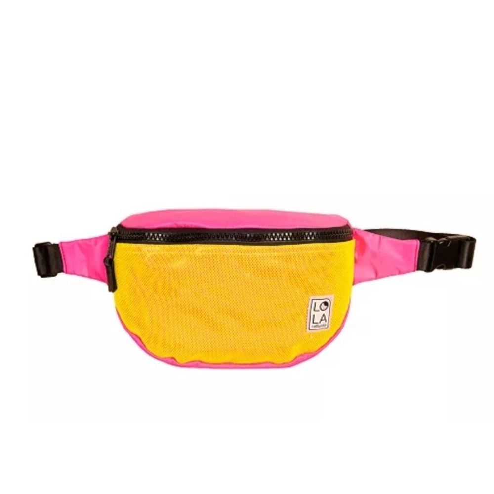 Lola Kids Pink and Yellow Fanny Pack